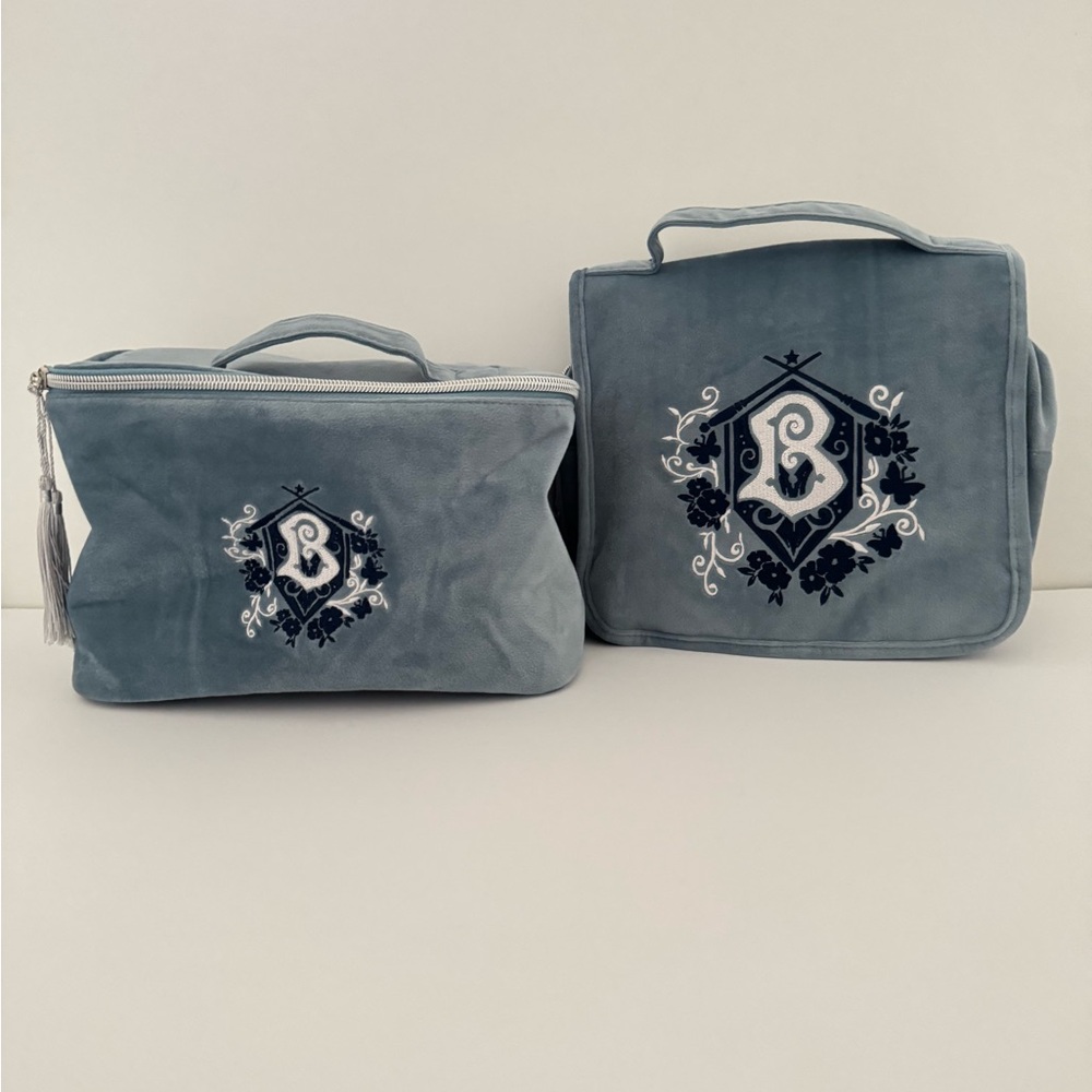 LitJoy Harry Potter Beauxbatons Travel Case Set • Makeup Bag + Hanging Organizer